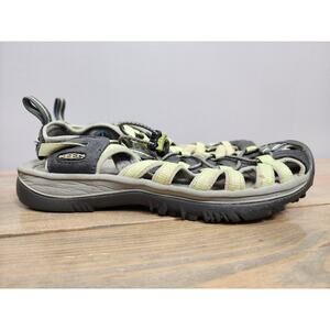 KEEN Whisper Sport Women's USED Waterproof Sandal Green US Size 9